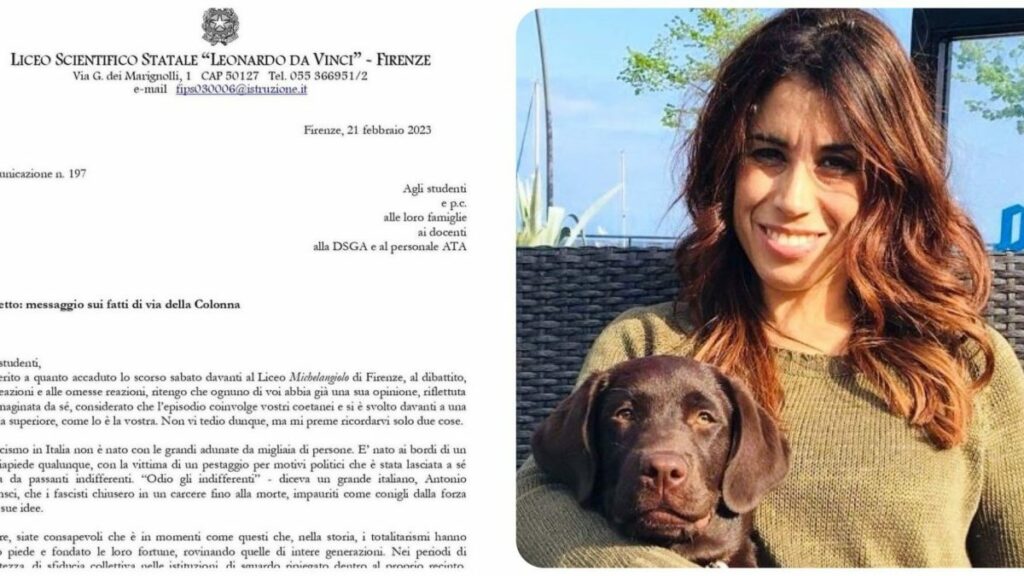 La preside di Firenze Annalisa Savino dopo le critiche alla lettera: Violenza politica pericolosa